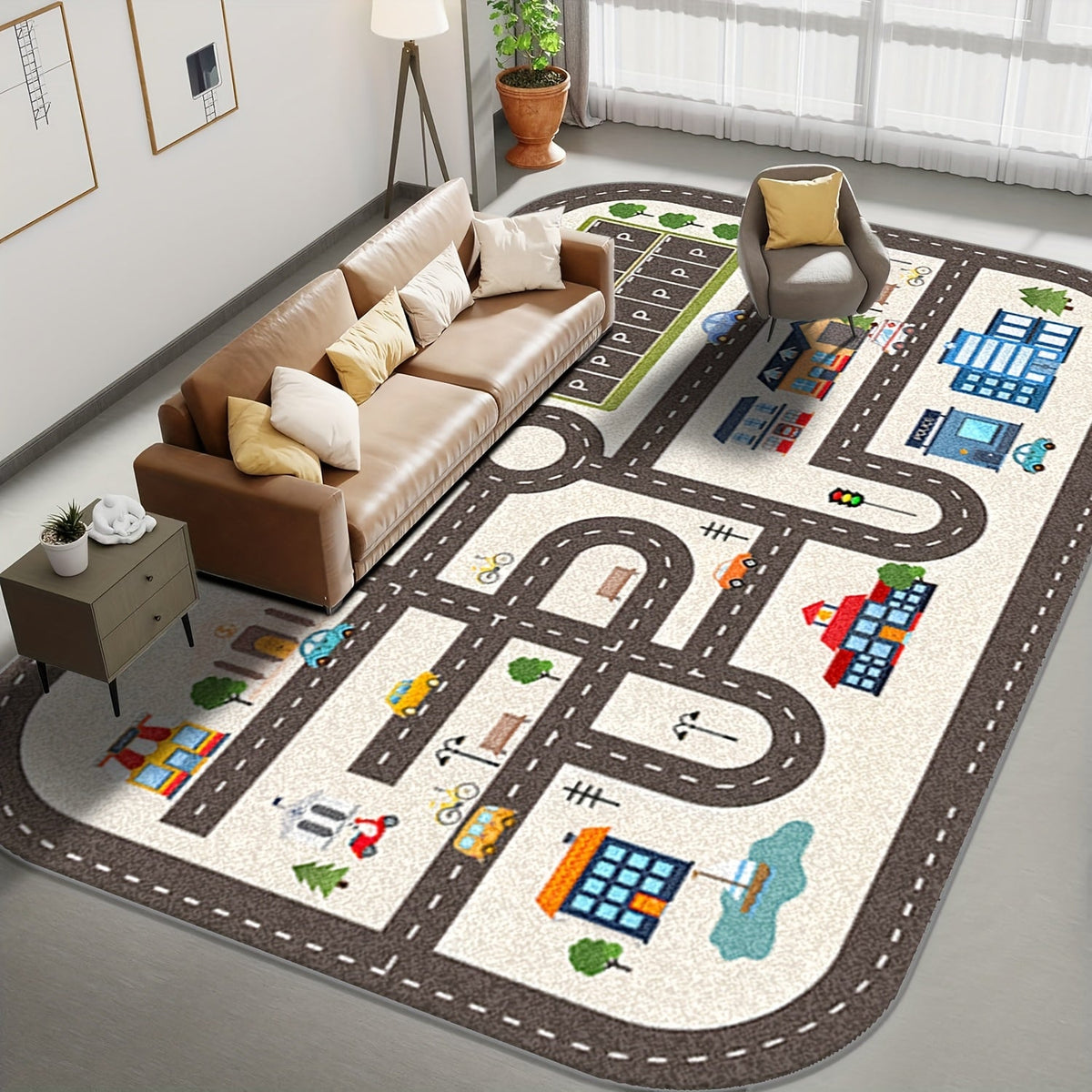 Play mat in a children's room