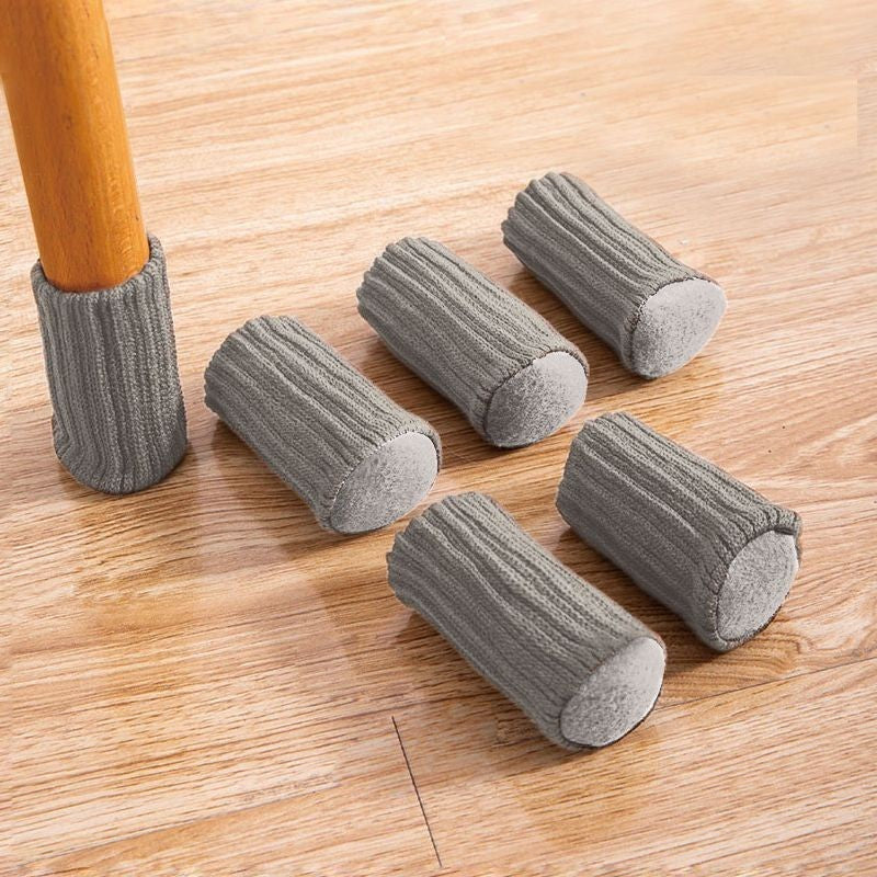 Grey chair leg socks