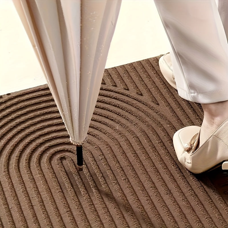 Polyester doormat surface detail