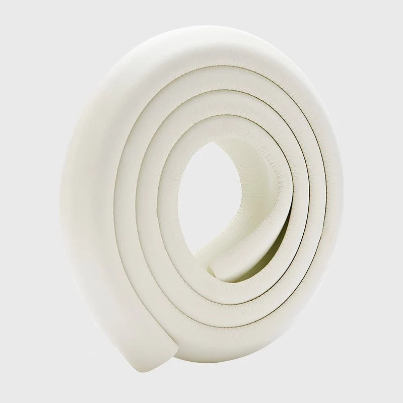 White foam edge guard strip