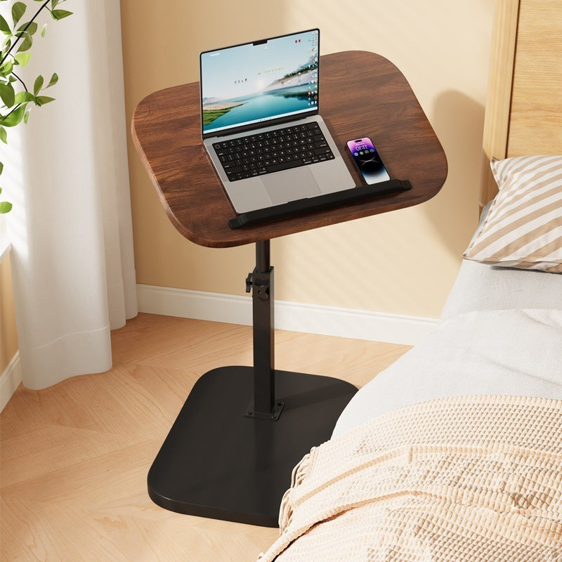 Side table used beside bed