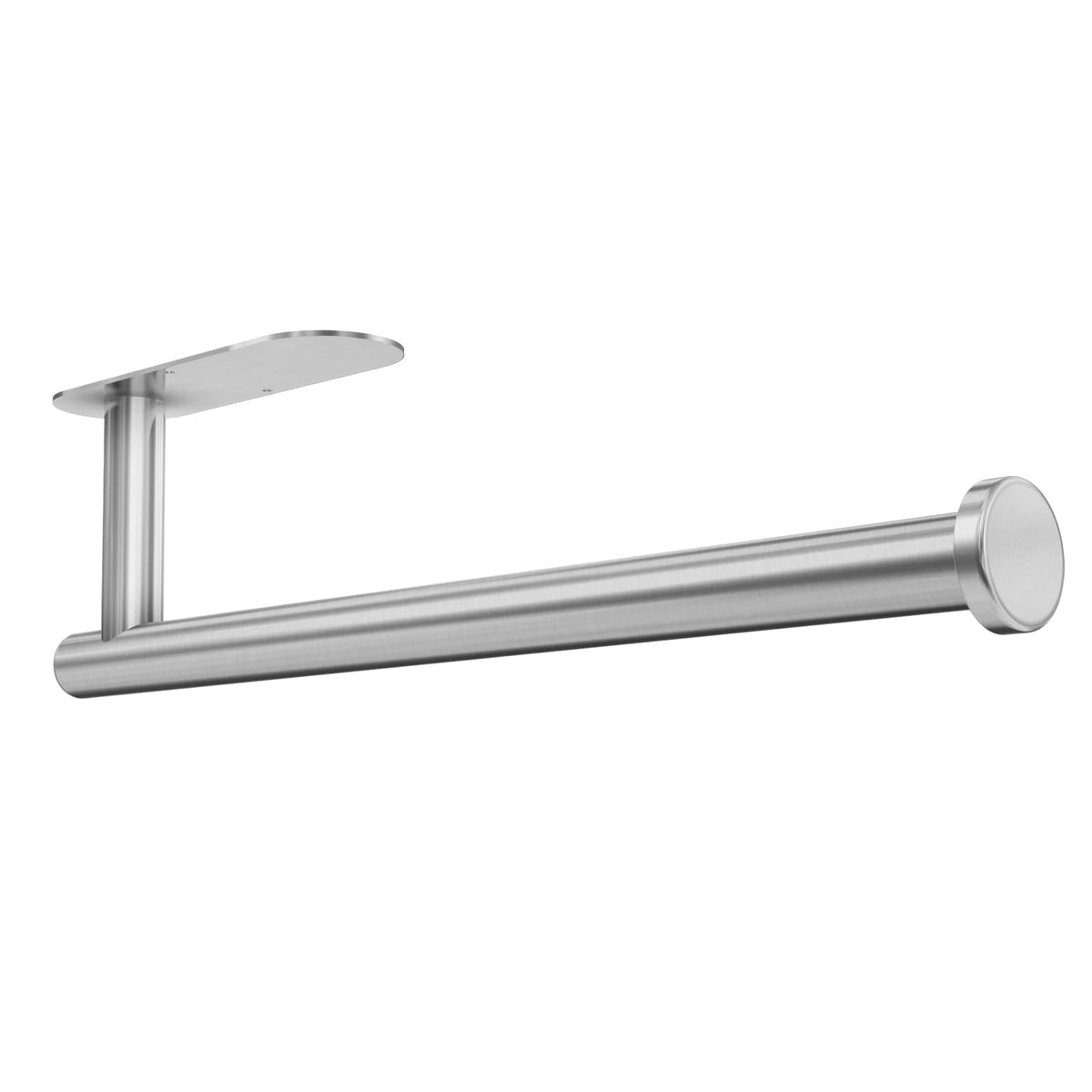 Silver stainless steel paper towel holder