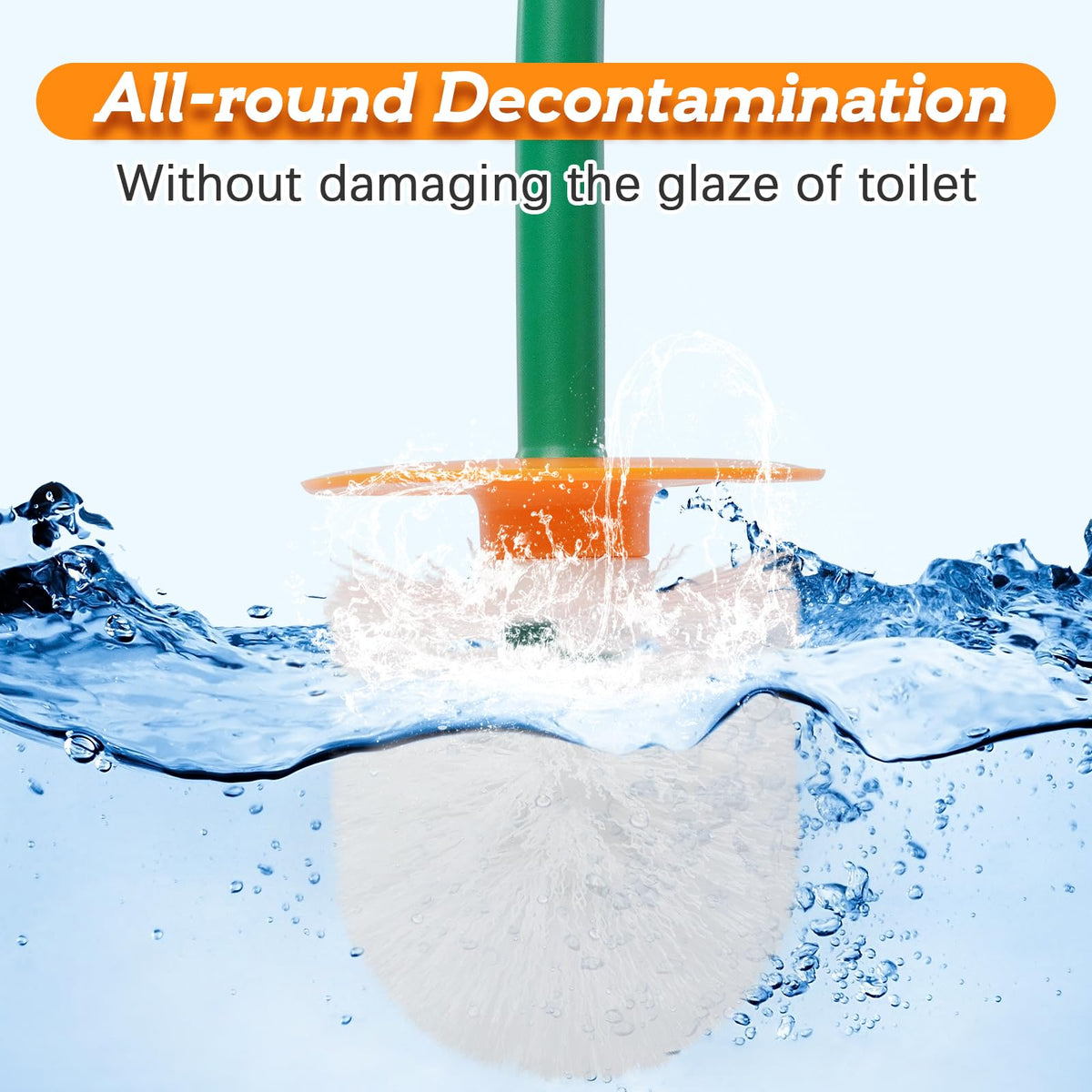 Nylon brush head of the cherry toilet brush