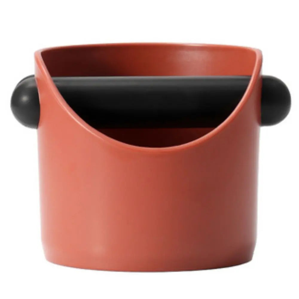 Burnt orange espresso knock box