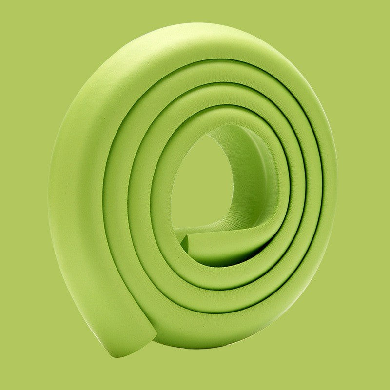 Lime green foam edge guard strip