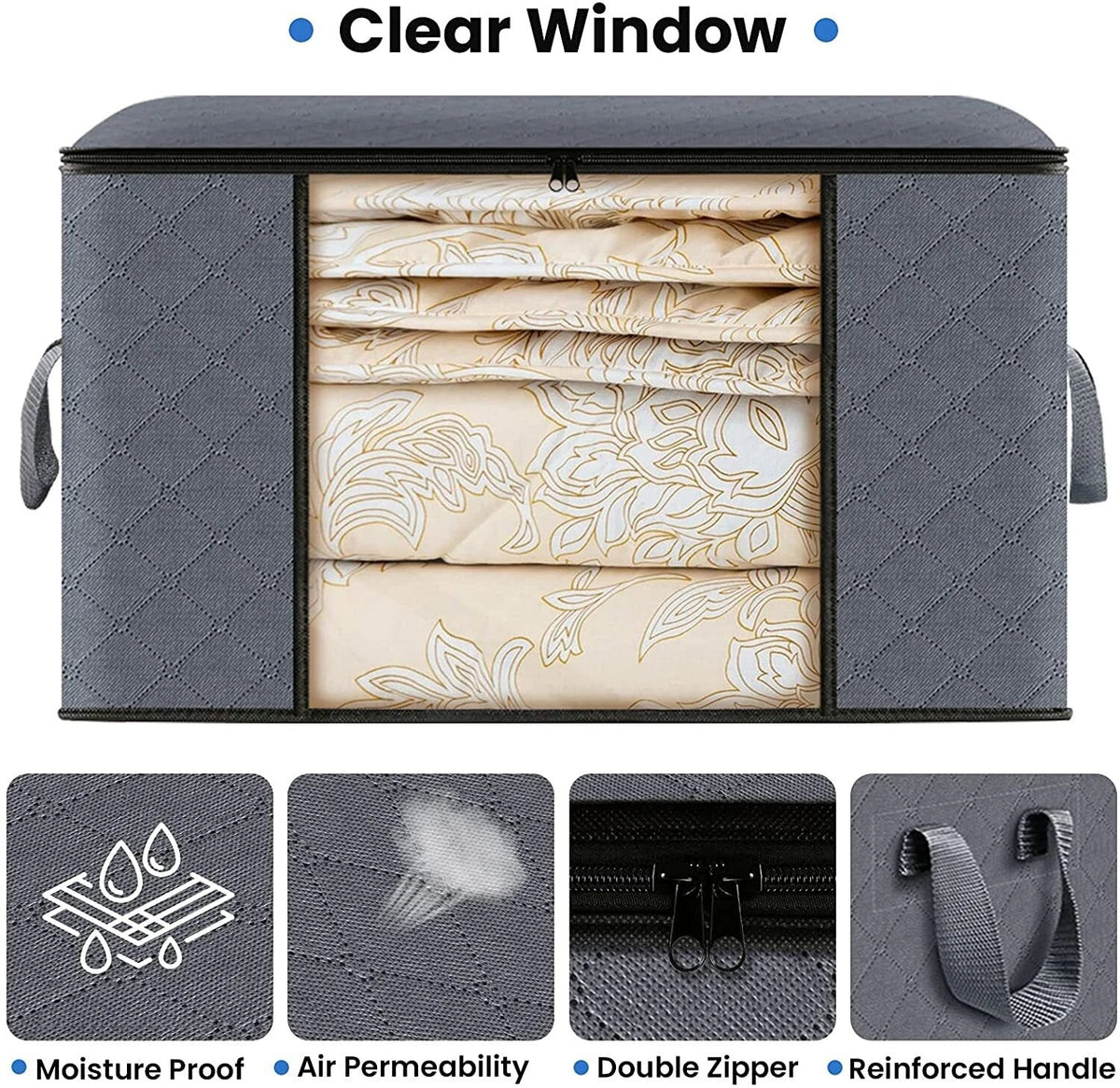 Breathable water-resistant fabric detail