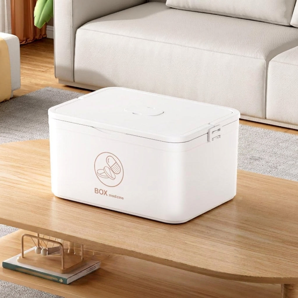 Single-layer medicine storage box