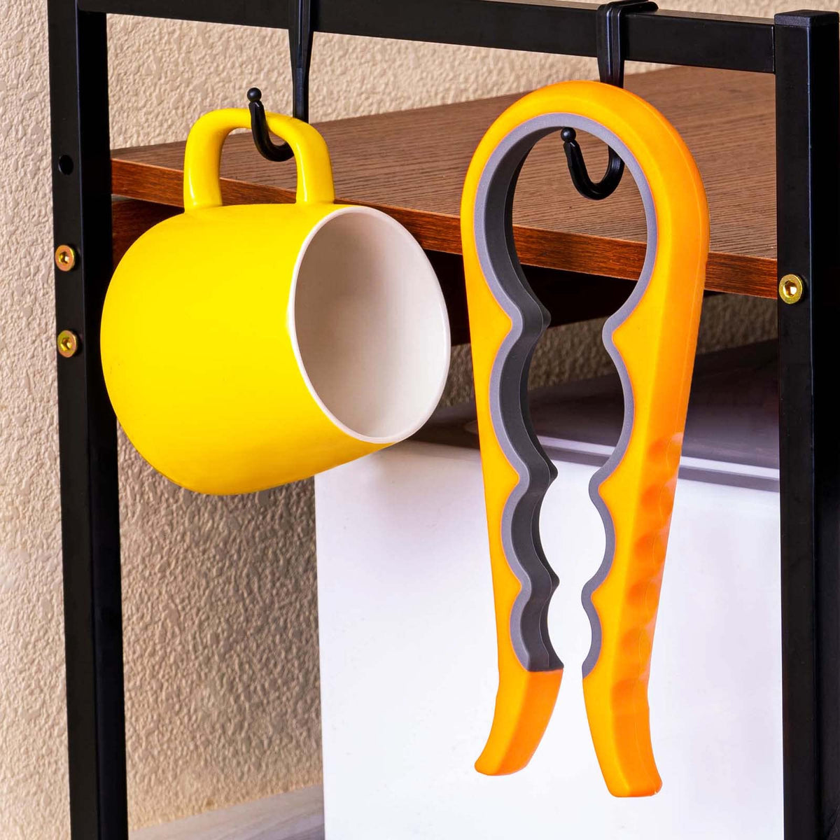 Opener used on a jar lid