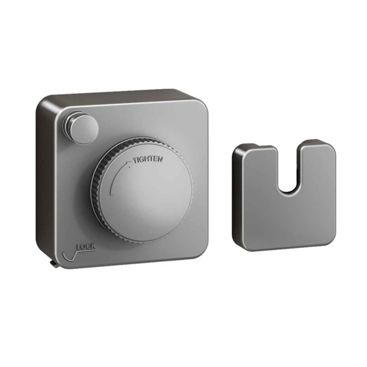 Grey retractable clothesline