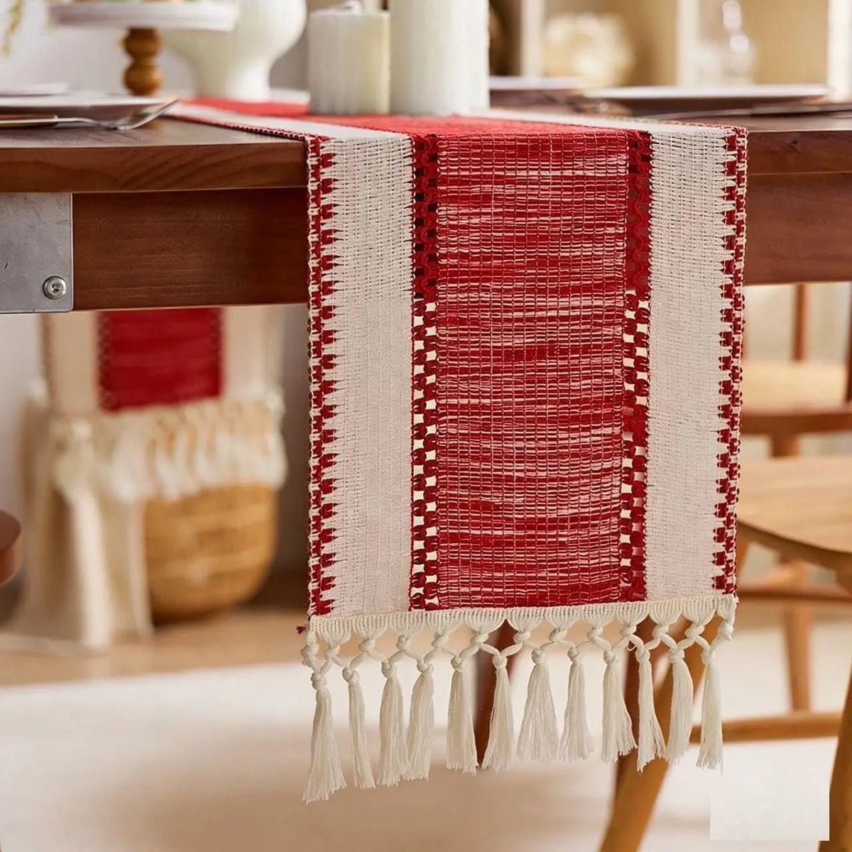Boho table runner sizes