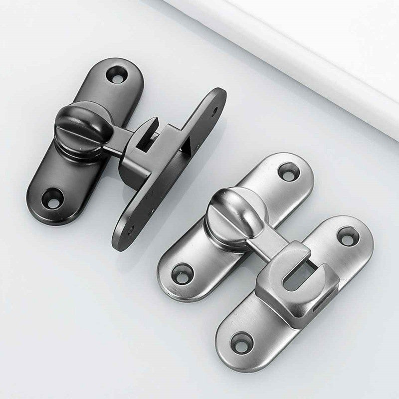 Flip latch barn door lock