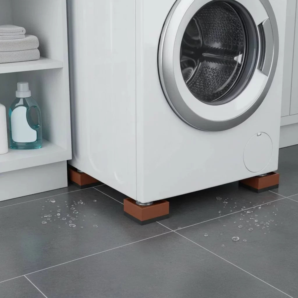 Water-resistant plastic riser pad close-up