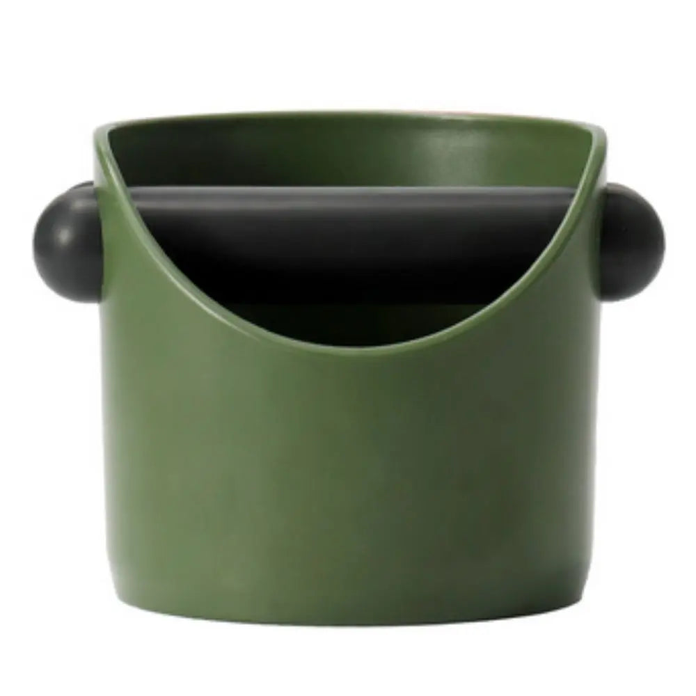 Green espresso knock box