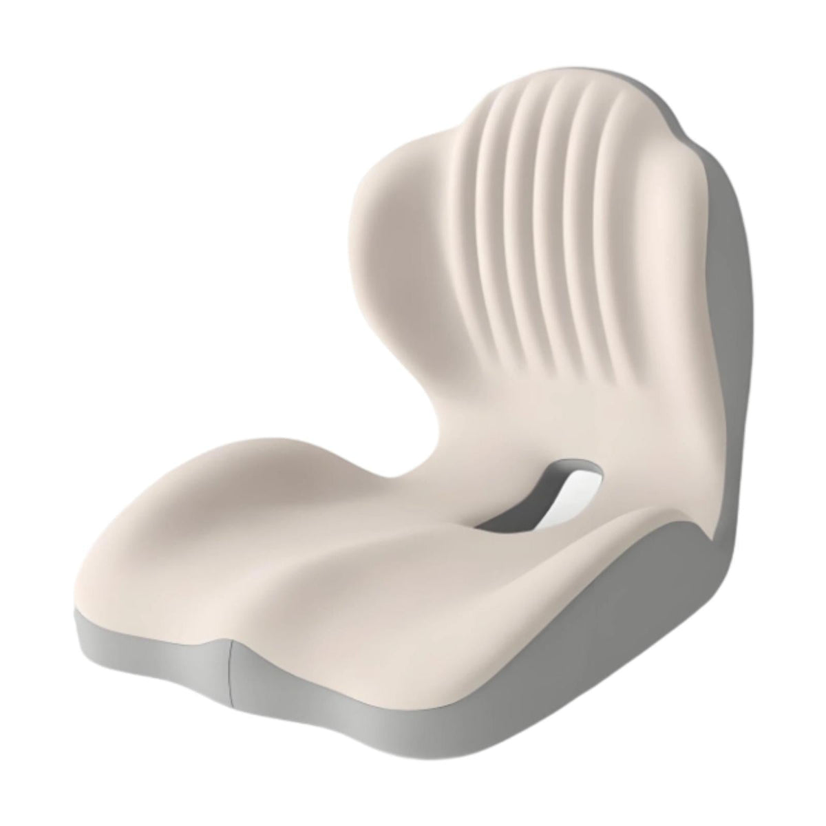 White memory foam seat cushion
