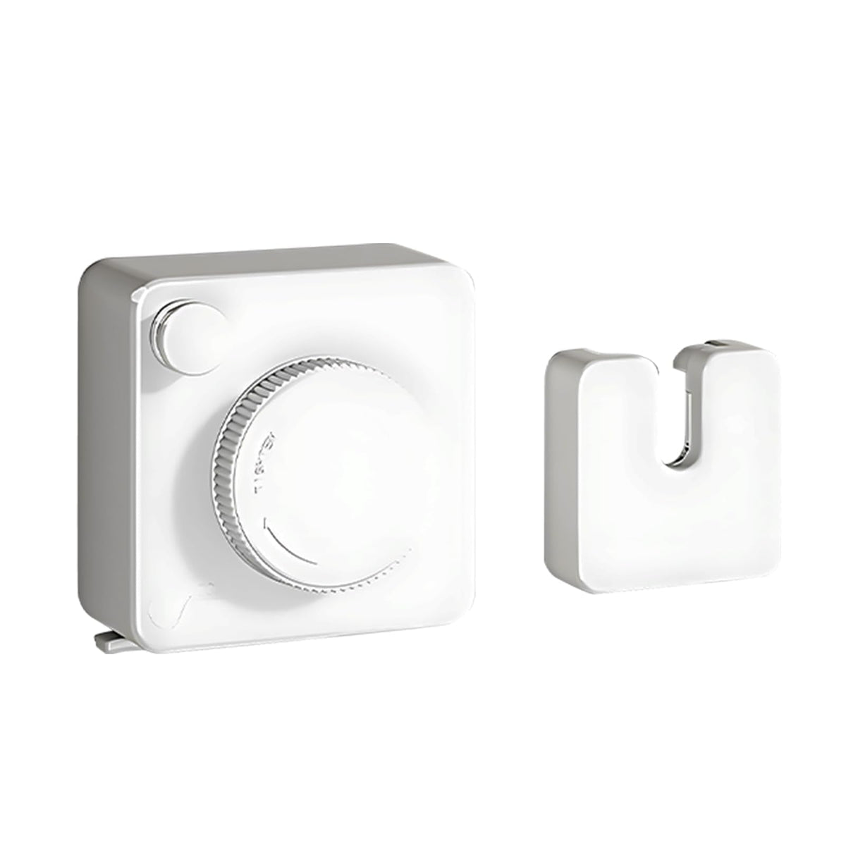 White retractable clothesline