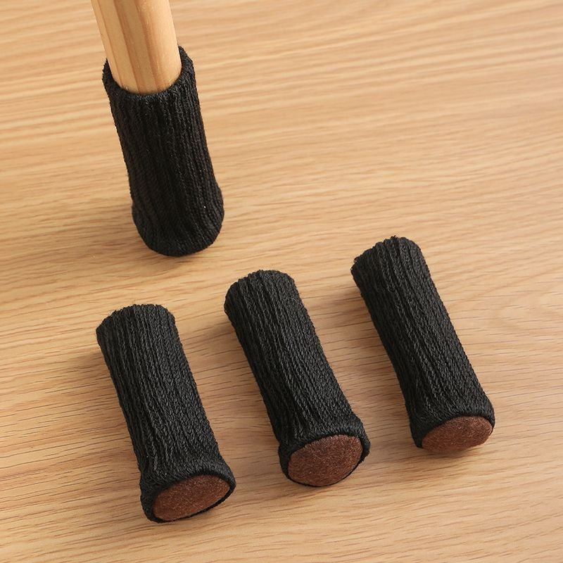 Black chair leg socks