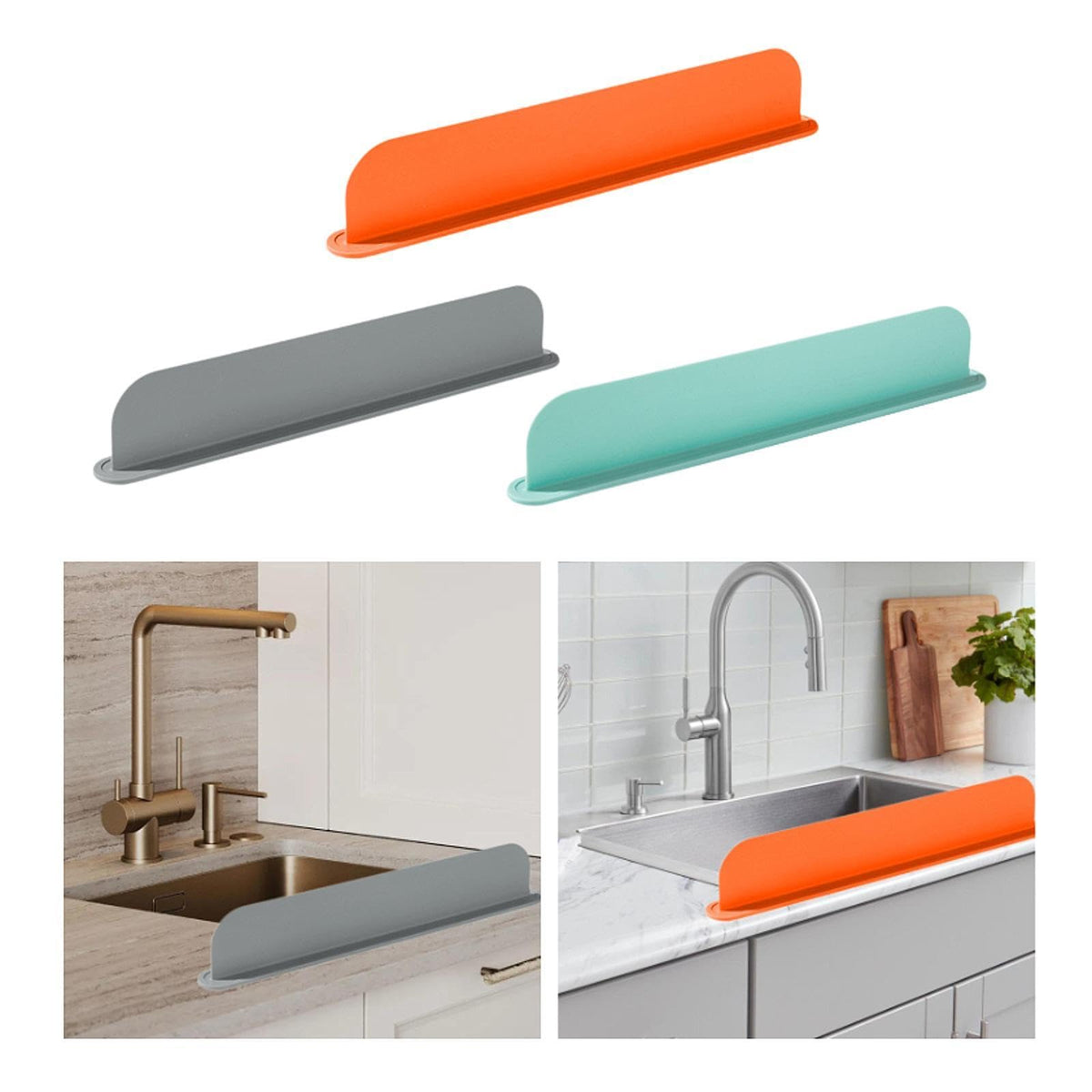 Sink splash guard dimensions 49 x 8.5 x 5 cm