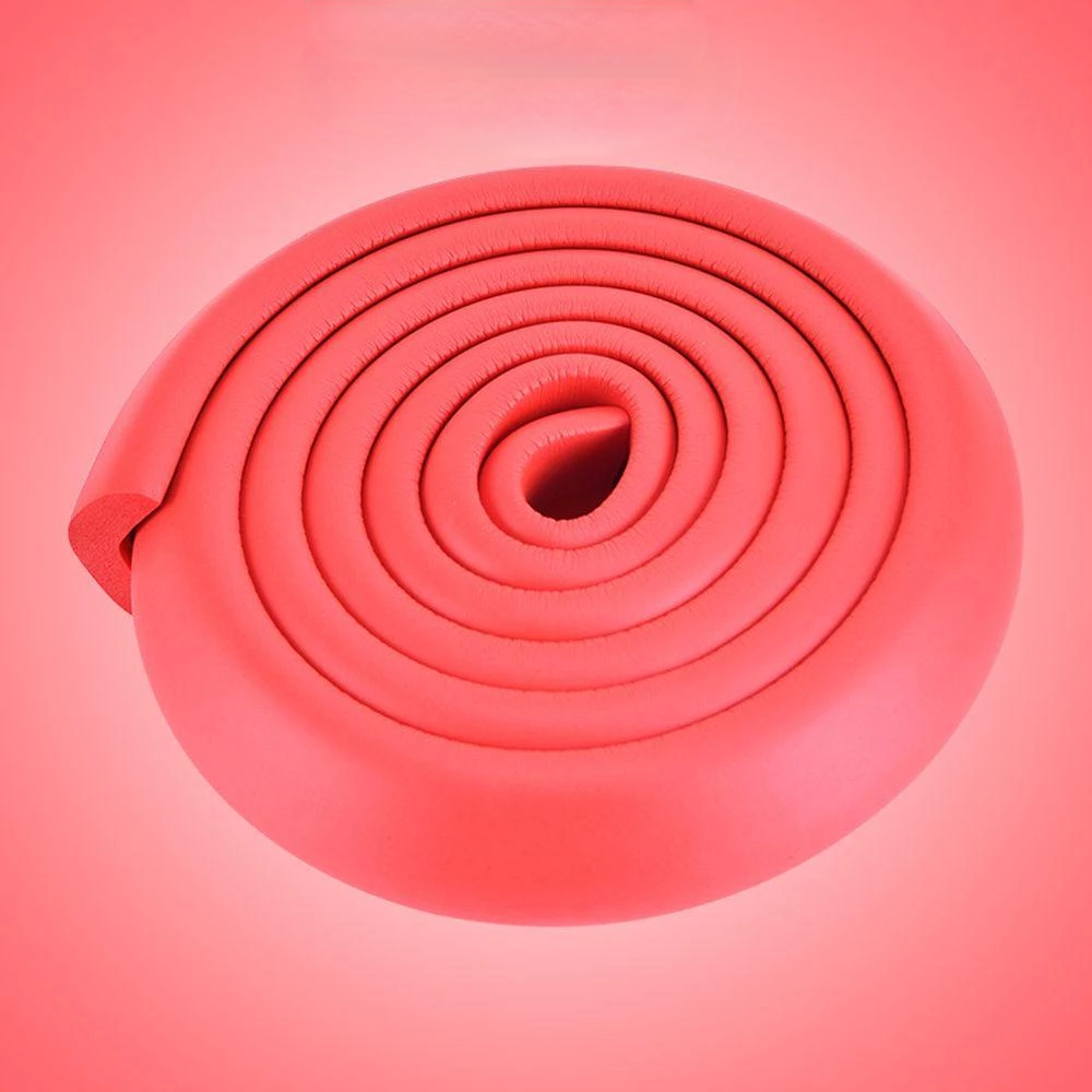 Pink foam edge guard strip