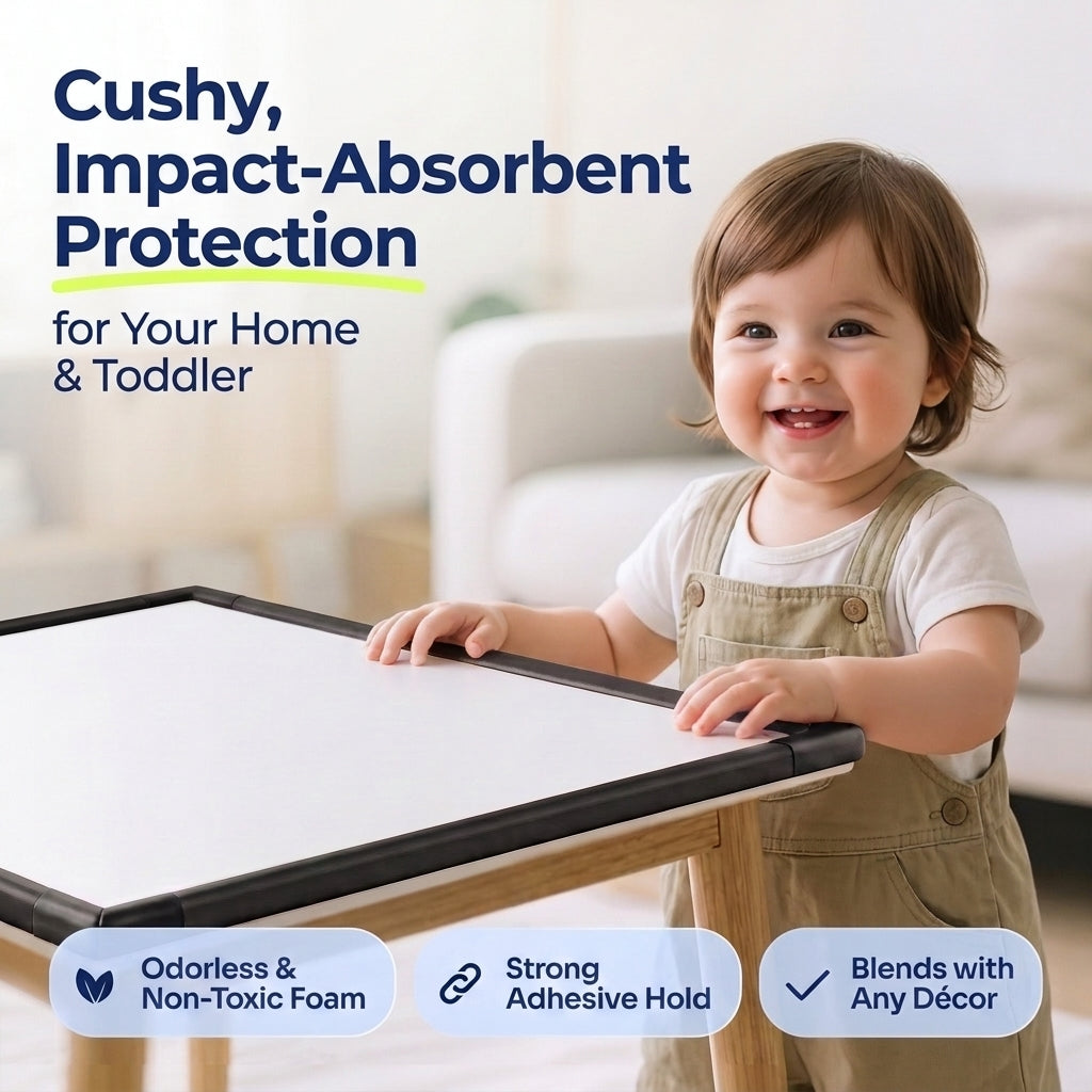 Child-safe foam edge protector