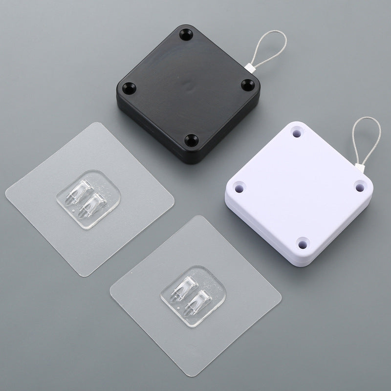 Door closer mounted with adhesive