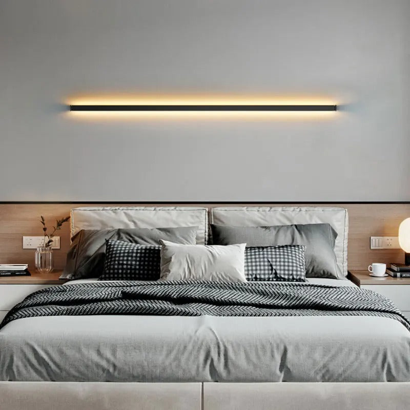 Linear LED wall light lifestyle