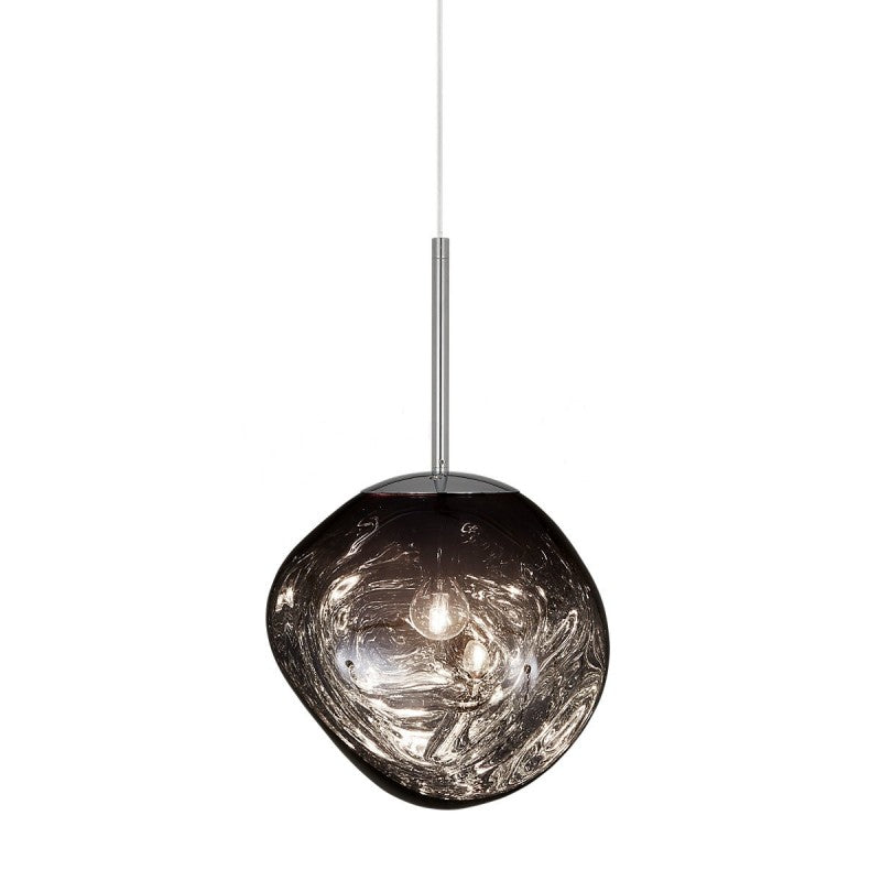 Melt pendant light in Smoke