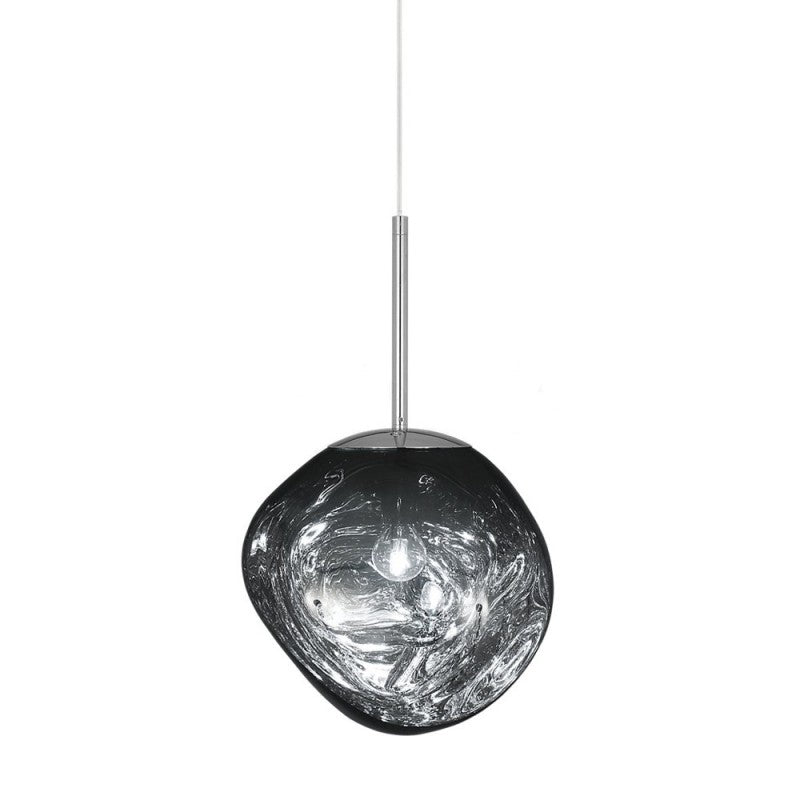 Melt pendant light in Silver