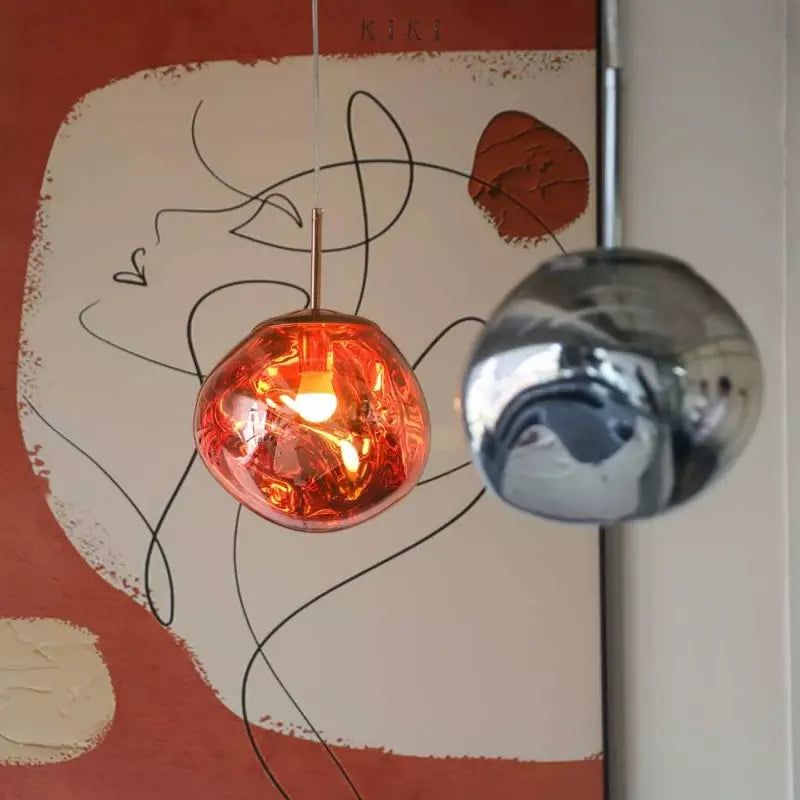 Melt pendant light finish detail