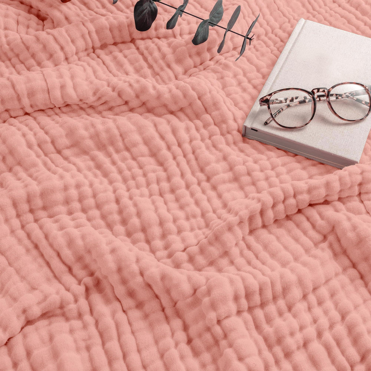 Cotton muslin throw blanket size guide