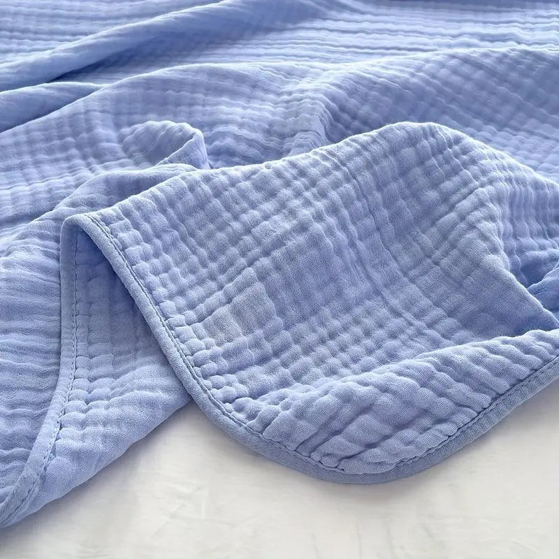 Breathable muslin fabric close-up