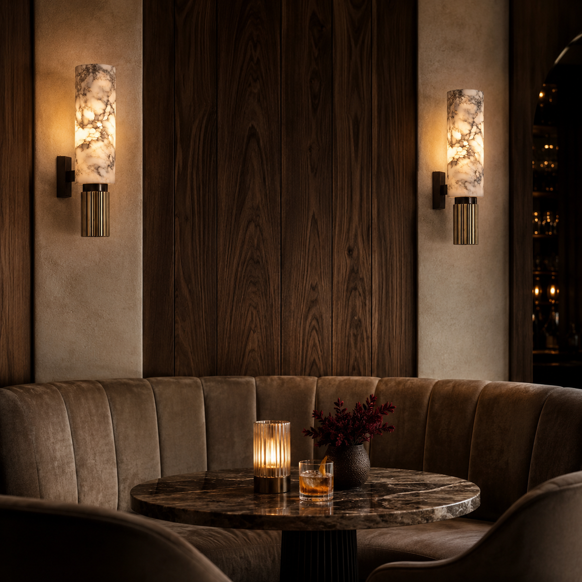 Marble wall light lifestyle