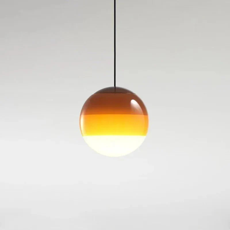 Ombré glass pendant – Gradient Orange