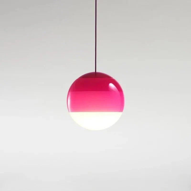 Ombré glass pendant – Gradient Pink
